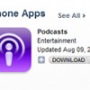 Apple esconde aplicativos de podcasts na loja, exceto o seu