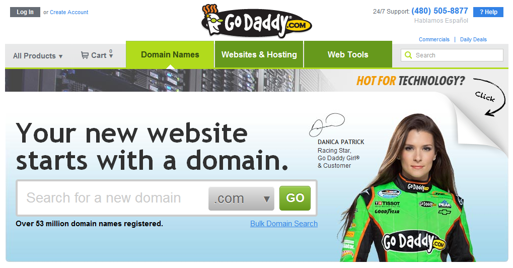 GoDaddy enfrenta problemas nos servidores e deixa sites indisponíveis