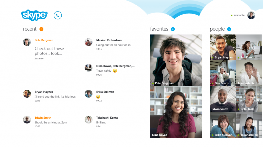 Skype confirmado com visual especial no Windows 8