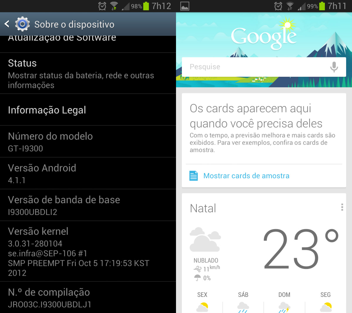 Galaxy S III brasileiro começa a ser atualizado para Android 4.1