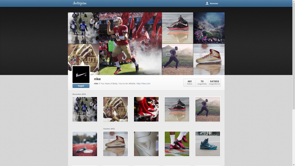 Instagram estreia lindas páginas de perfil
