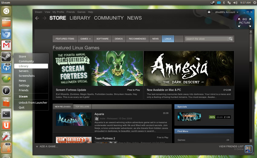 Valve inicia beta do Steam para Linux com Team Fortress 2