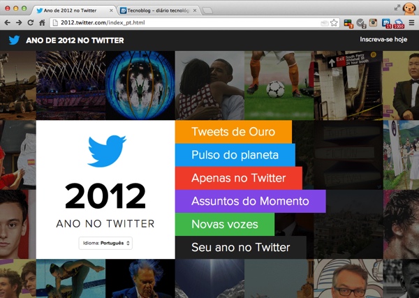 Twitter faz retrospectiva do ano de 2012