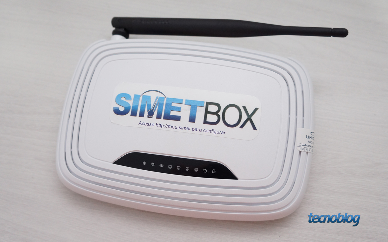 Você pode instalar o firmware do SIMET Box no seu roteador