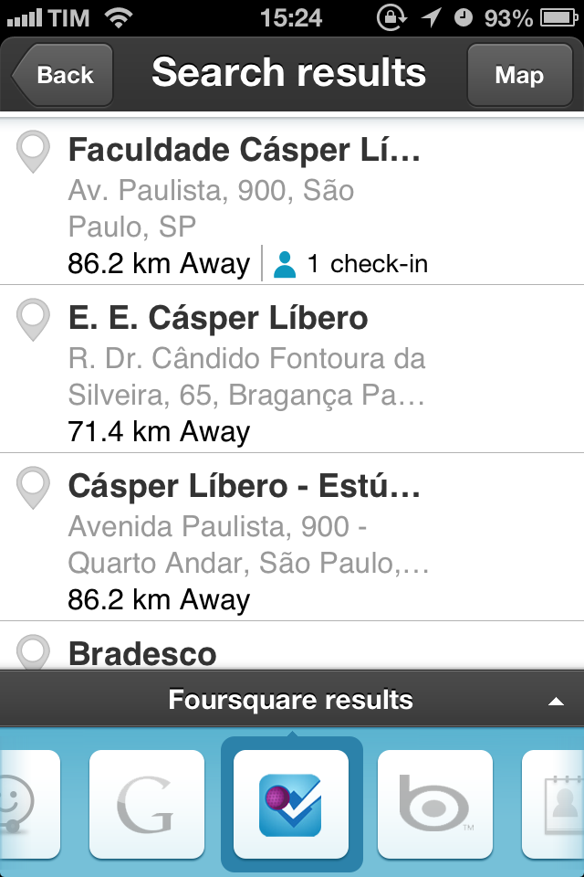 Waze: busca integrada com Foursquare, Bing, Google Maps e seus contatos do telefone