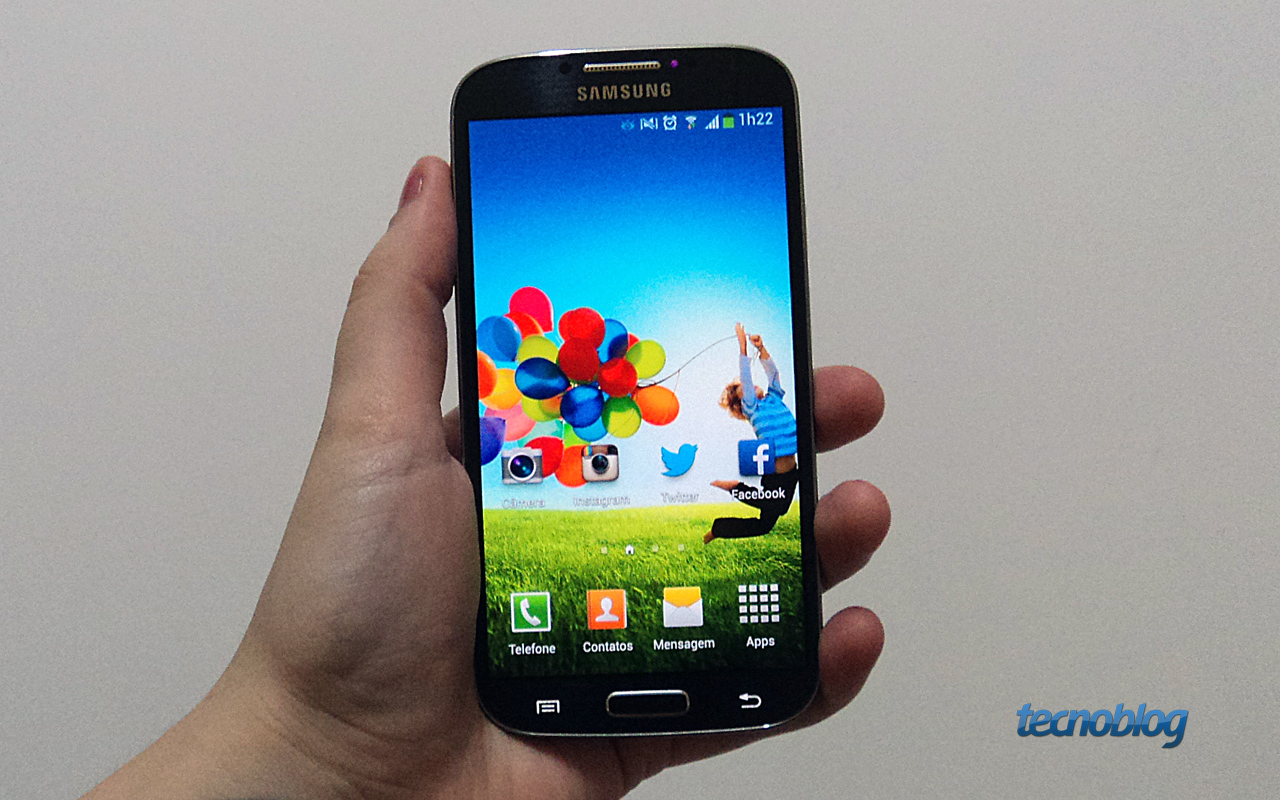 Samsung Galaxy S4 sobe a barra dos smartphones high-end