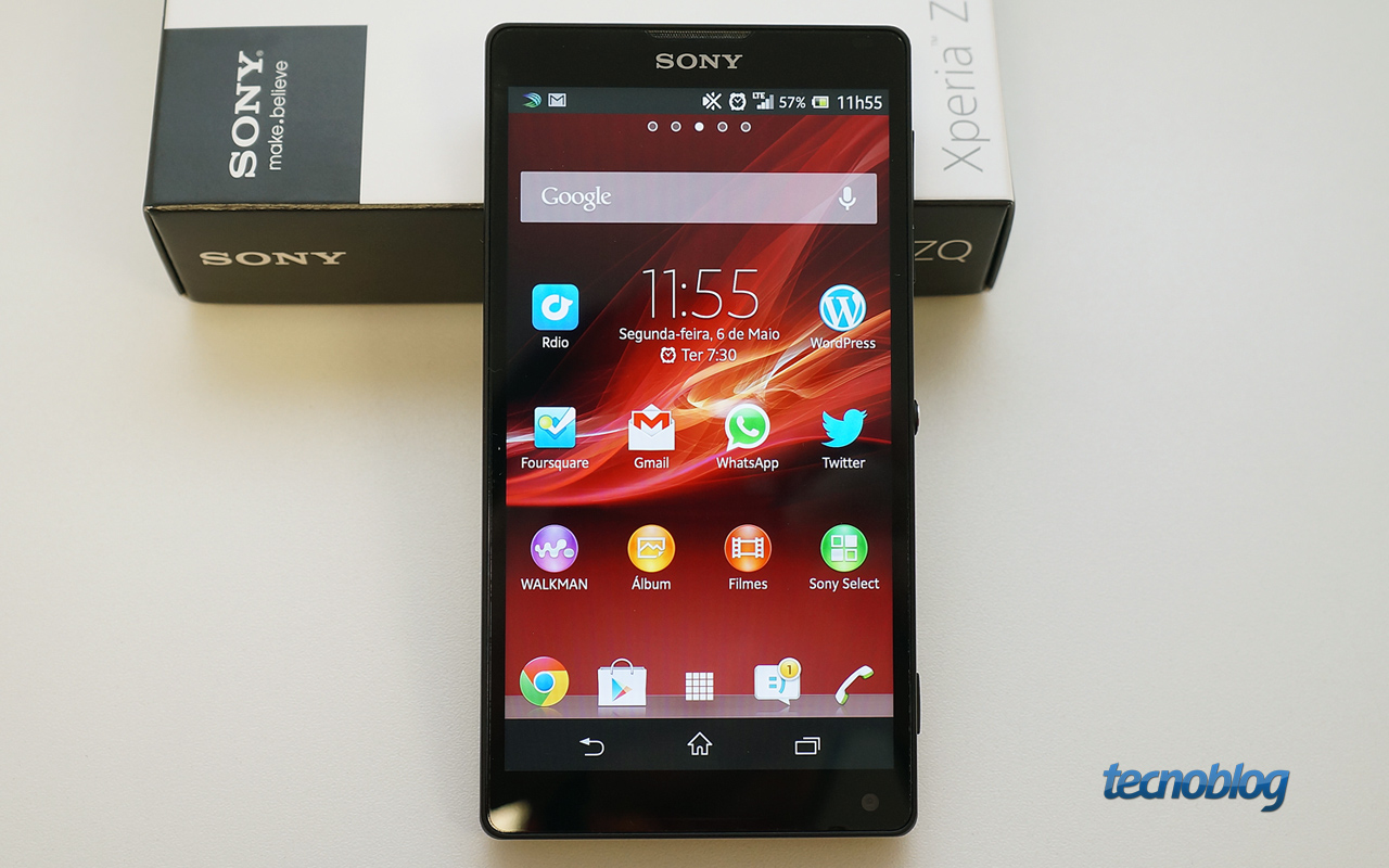 Slight They are Geometry Sony Xperia ZQ - Review | Tecnoblog