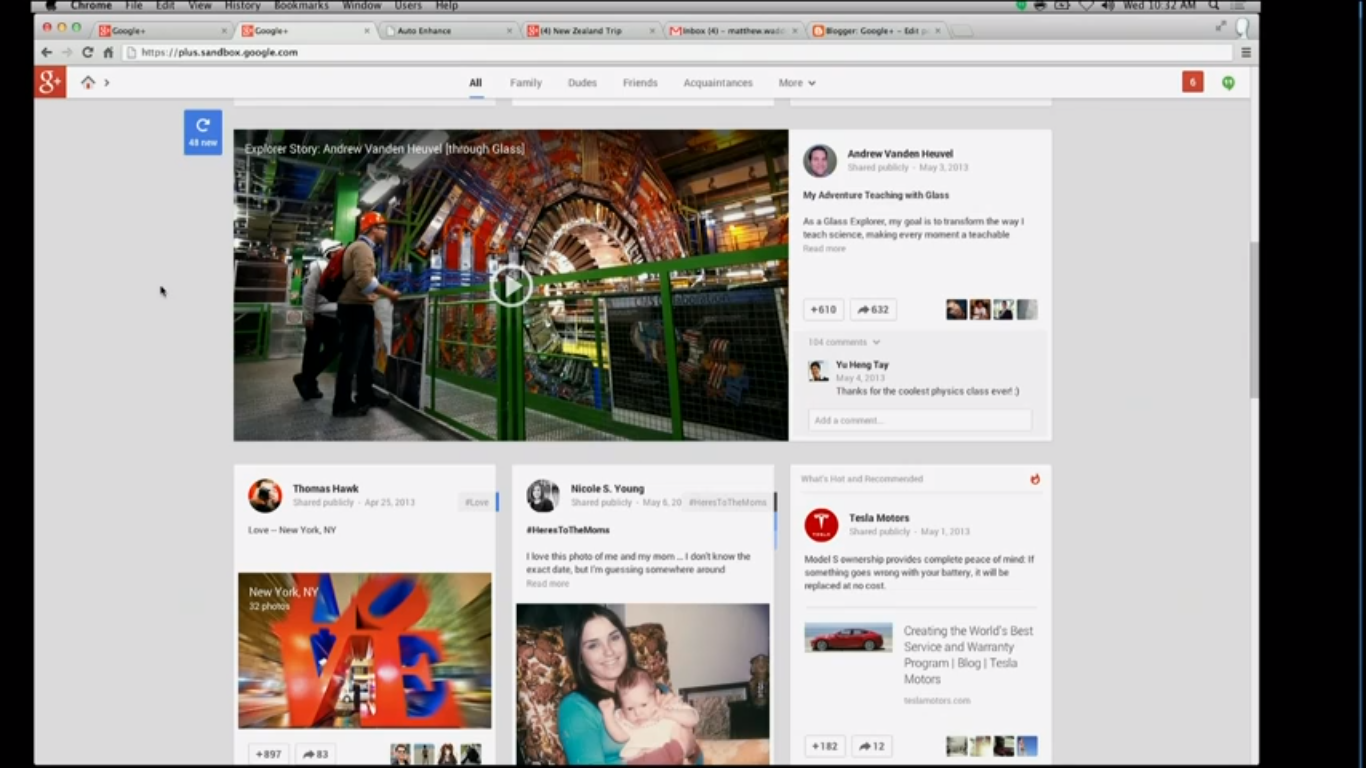 Google+ ganha novo feed, app do Hangout e quer melhorar suas fotos