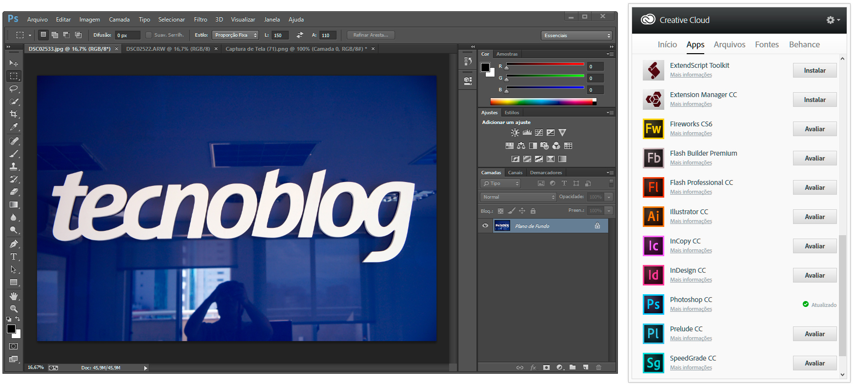 Adobe lança novo Photoshop e aplicativos da Creative Cloud