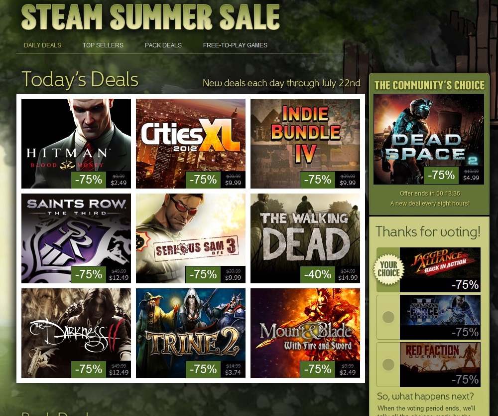 Afinal, que dia vai começar o Summer Sale do Steam?