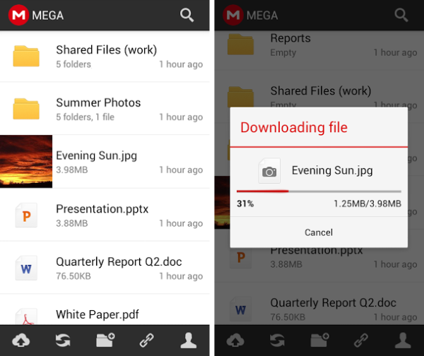 Mega ganha app oficial para Android