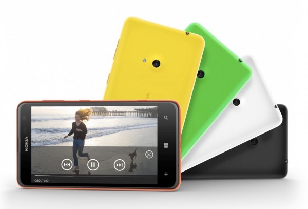 Lumia 625 em diversas cores