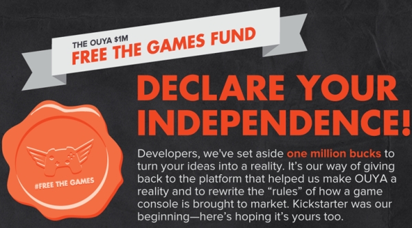 OUYA fará campanha para incentivar jogos indies no Kickstarter