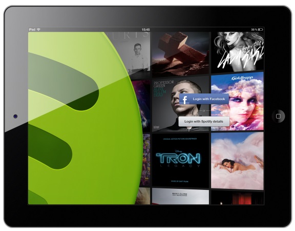Spotify para iPad
