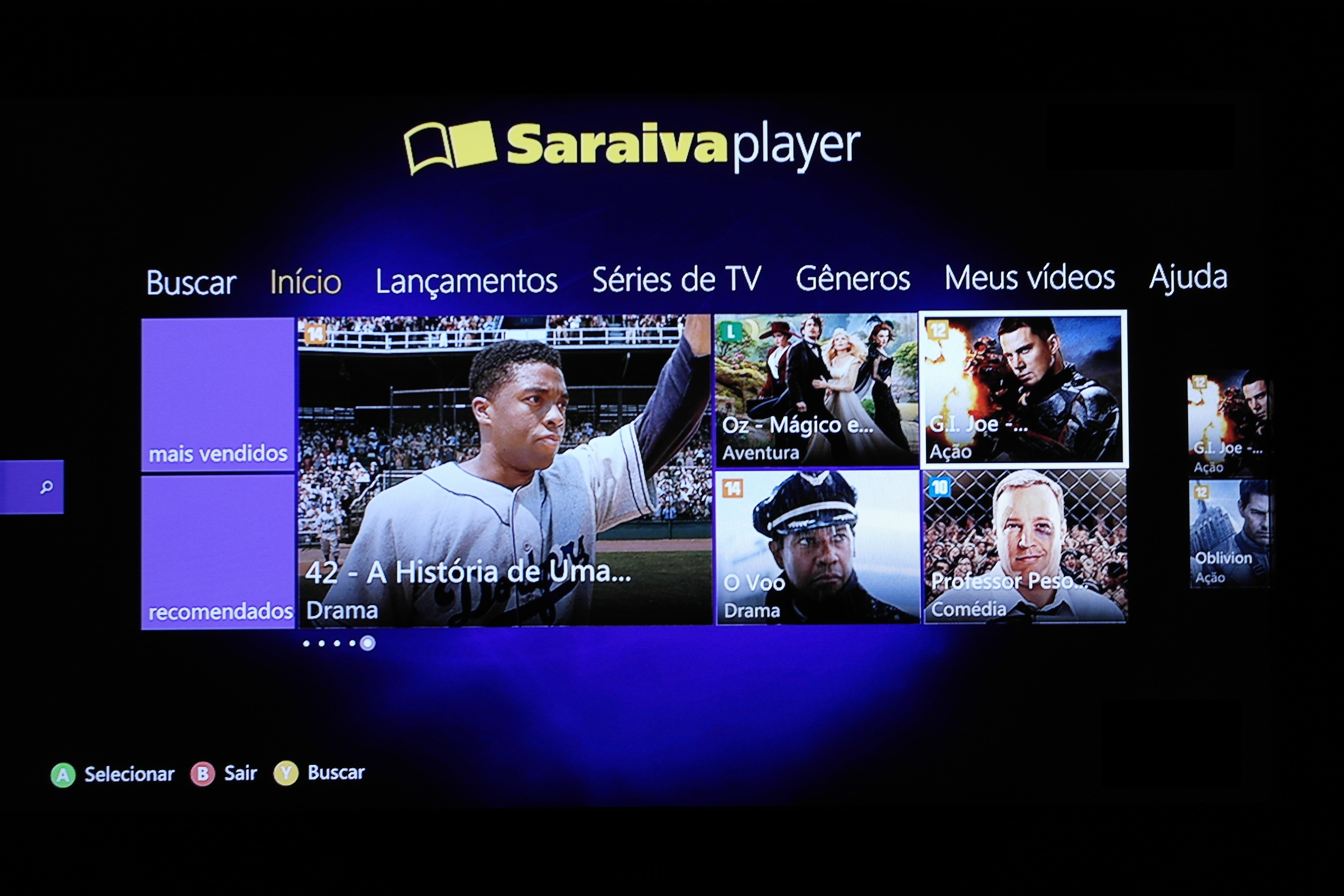 Saraiva lança loja de filmes e séries no Xbox 360