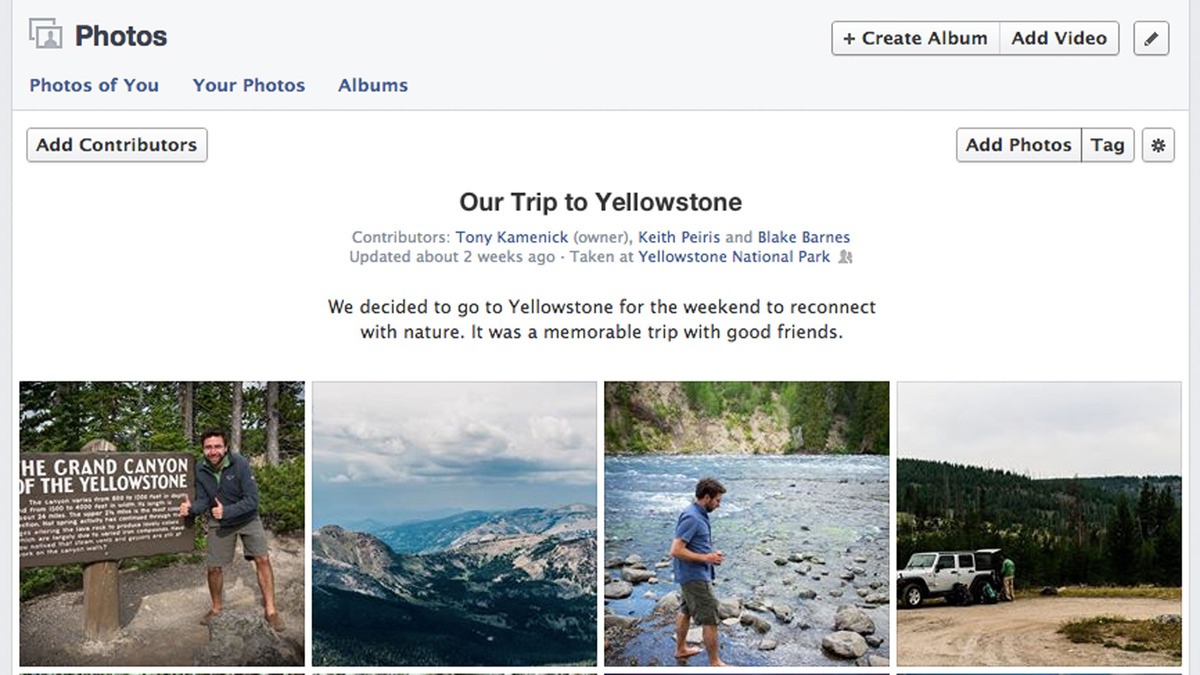 Facebook permite criar álbuns de fotos colaborativos