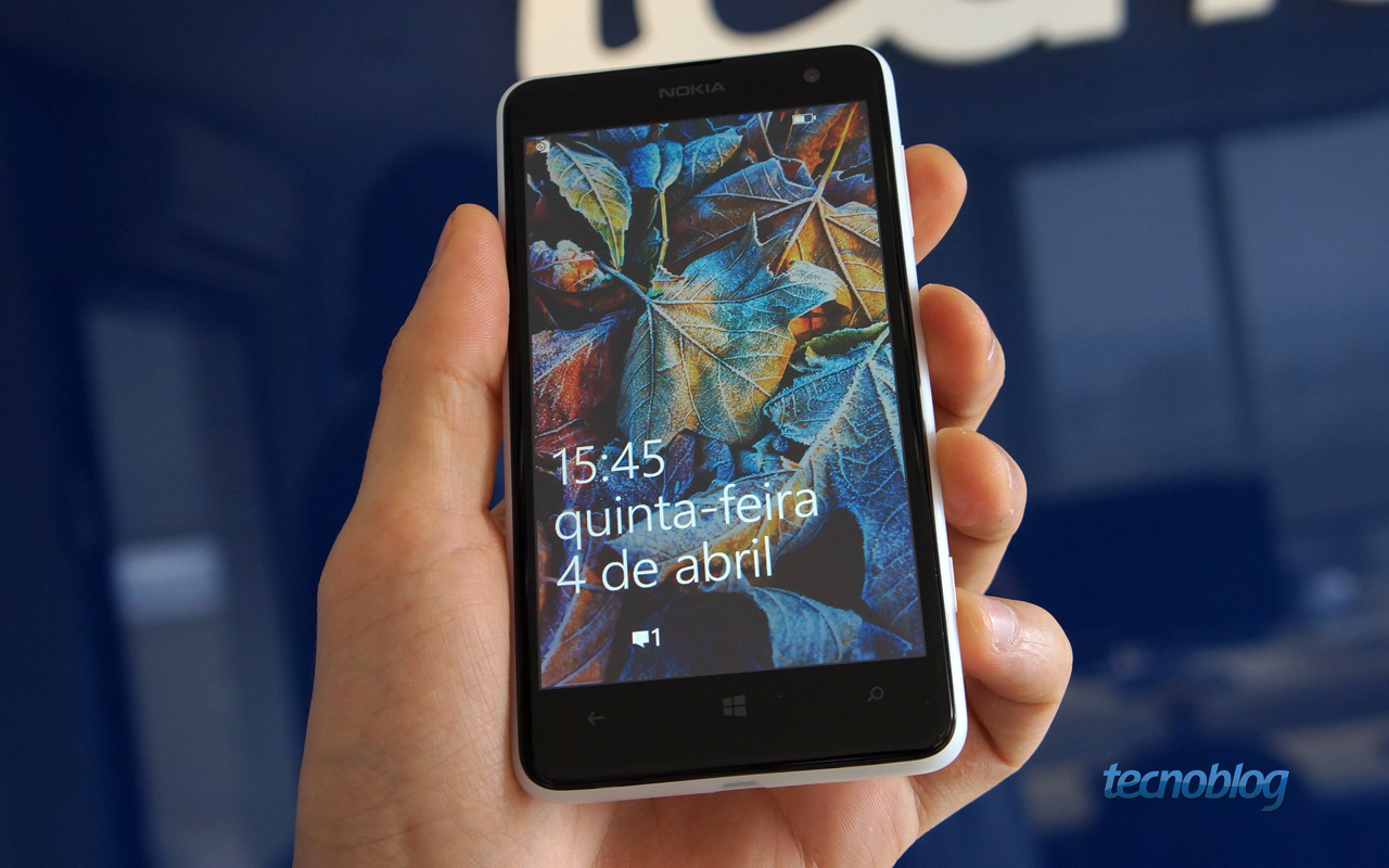 Nokia Lumia 625 tem tela de 4,7 polegadas e 4G