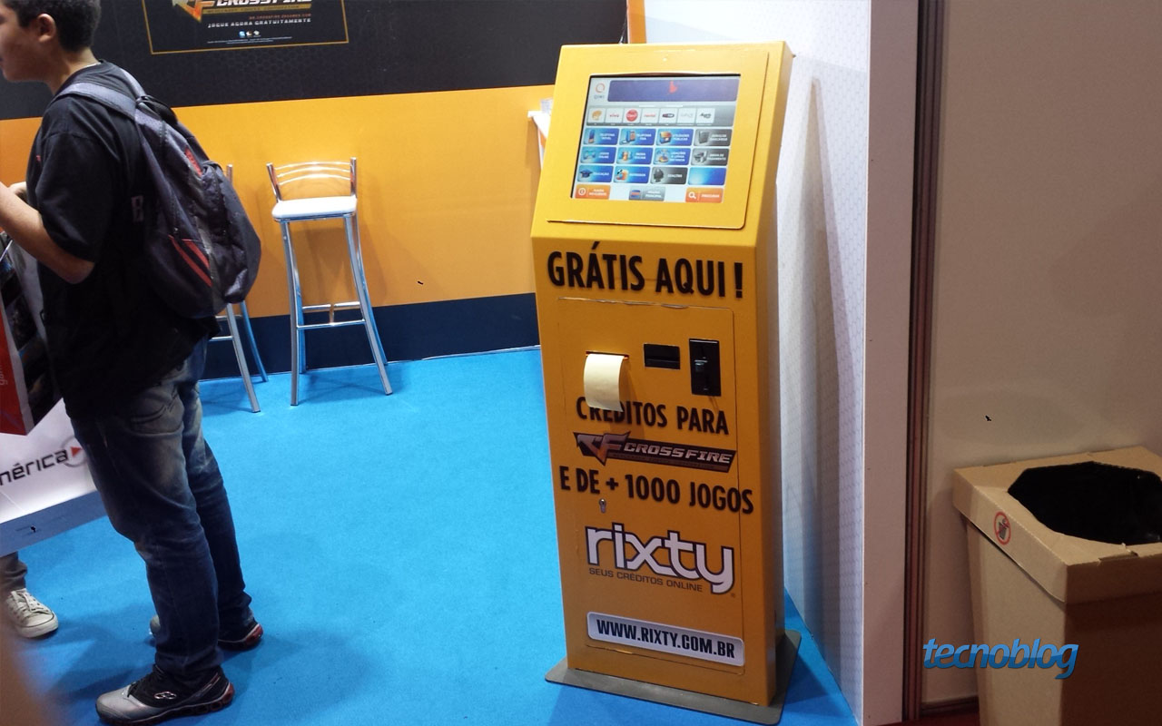 BGS 2013: Rixty traz clube de beta testers e quiosque de pagamentos ao Brasil