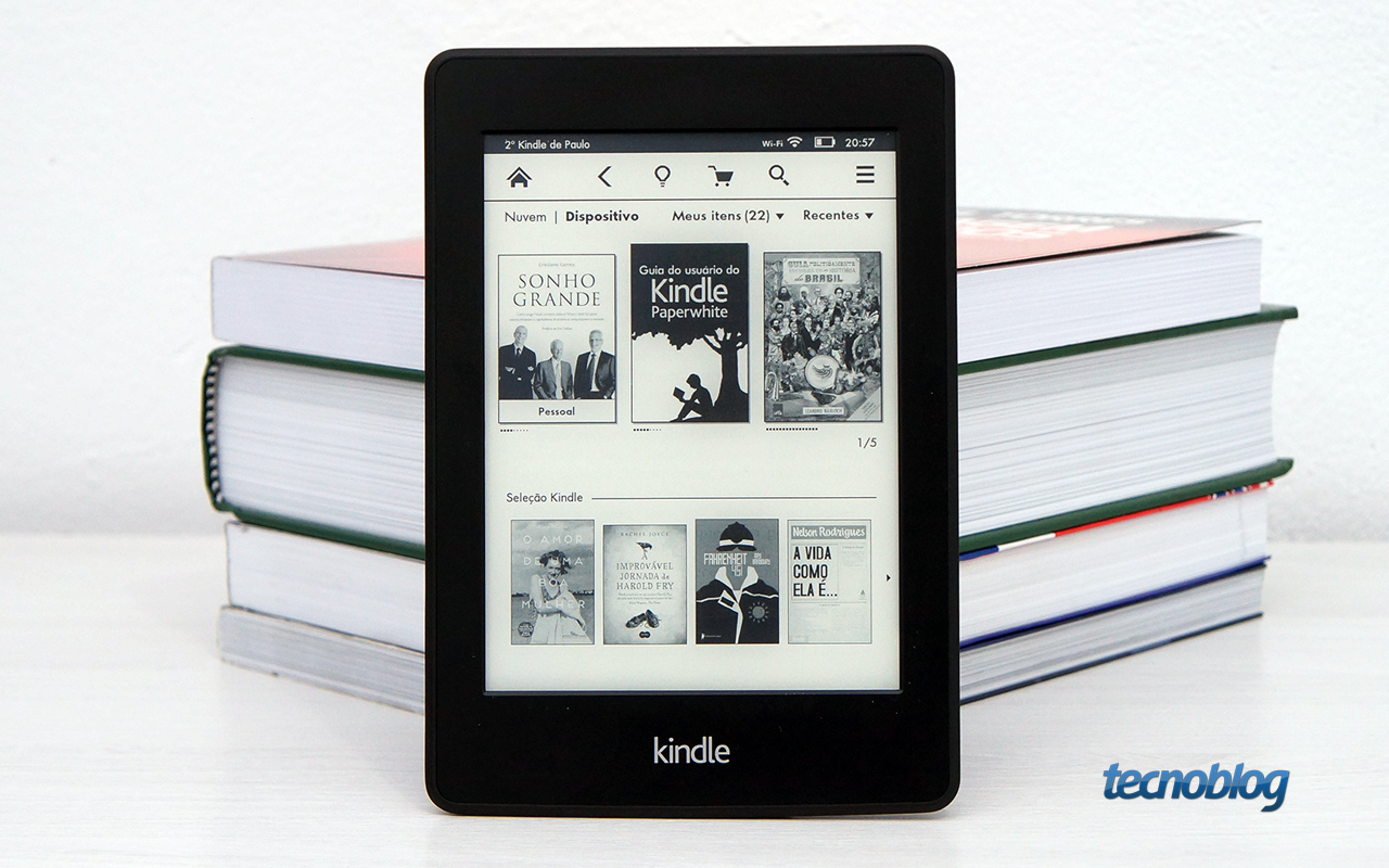 Amazon lança no Brasil novo Kindle Paperwhite com 3G grátis