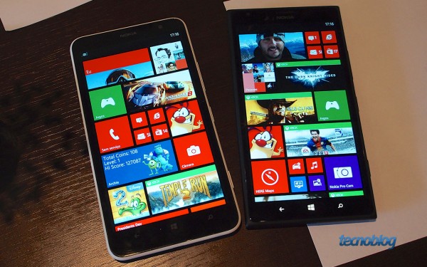 Nokia Lumia 1320 e 1520, os smartphones com tela de 6 polegadas que chegam ao Brasil em março