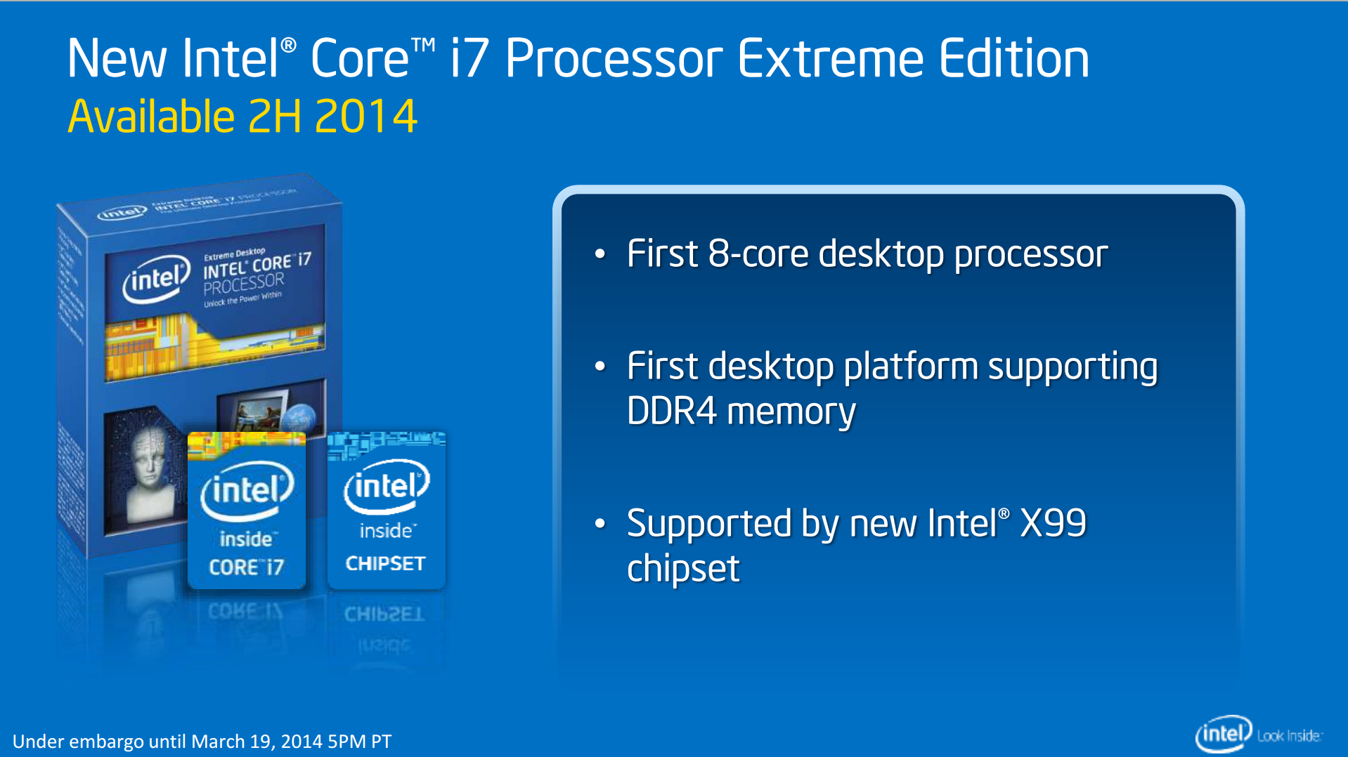 Intel anuncia Core i7 Extreme Edition octa-core com suporte a memórias DDR4