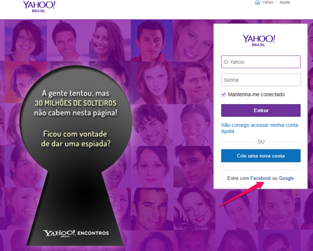 Yahoo não vai mais permitir login em seus serviços com contas do Facebook e  Google – Tecnoblog