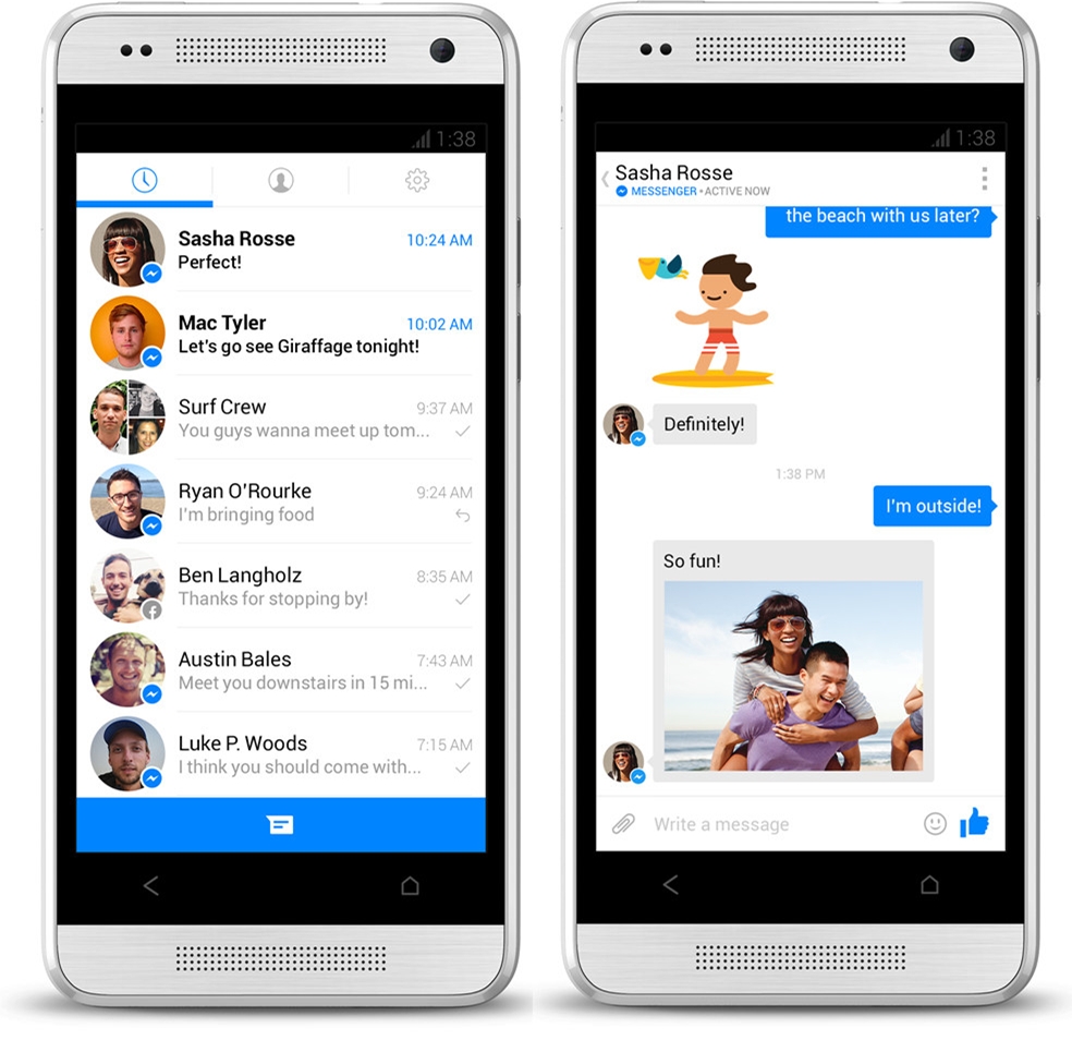 Para forçar instalação do Facebook Messenger, app do Facebook vai perder a função de chat