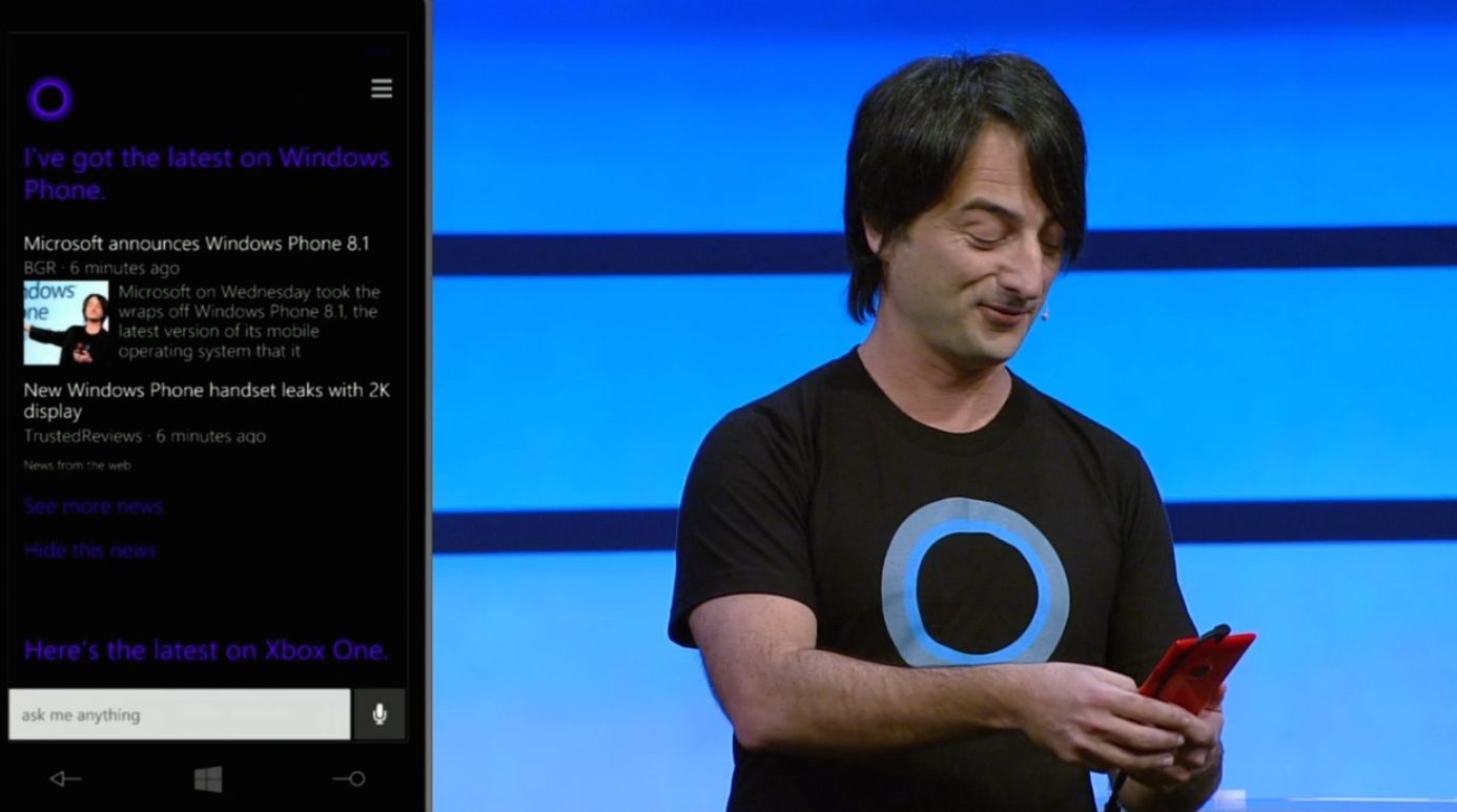 Microsoft revela Windows Phone 8.1 com assistente de voz Cortana e central de notificações