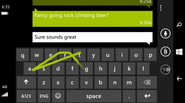 Word Flow: o teclado do Windows Phone, agora com gestos
