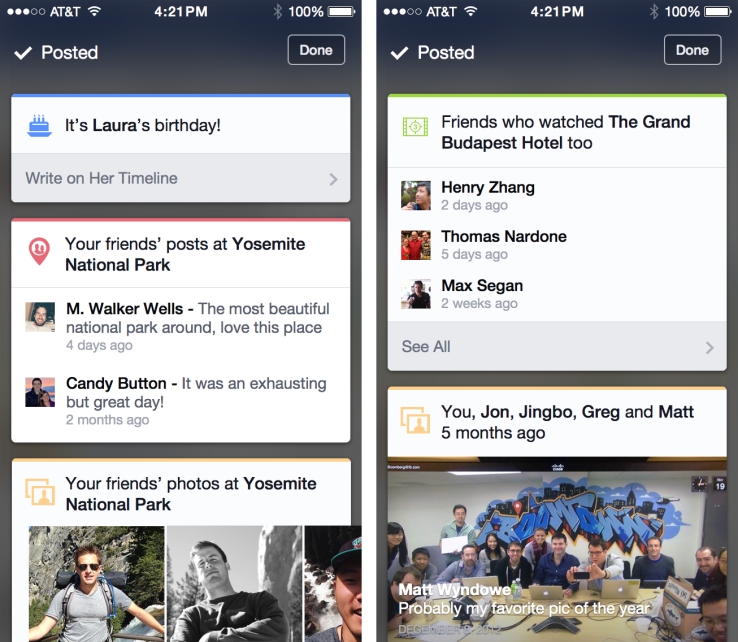Facebook para iOS ganha suporte a postagens offline e notificações via cards
