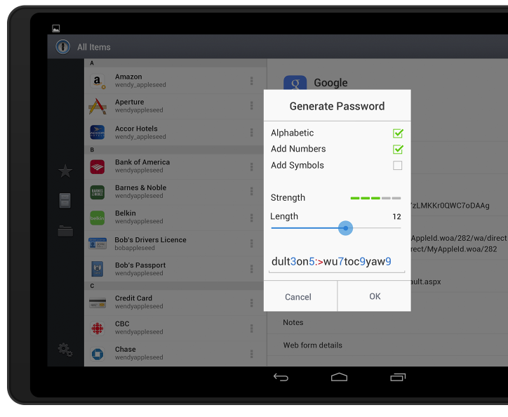 1Password ganha aplicativo decente para Android