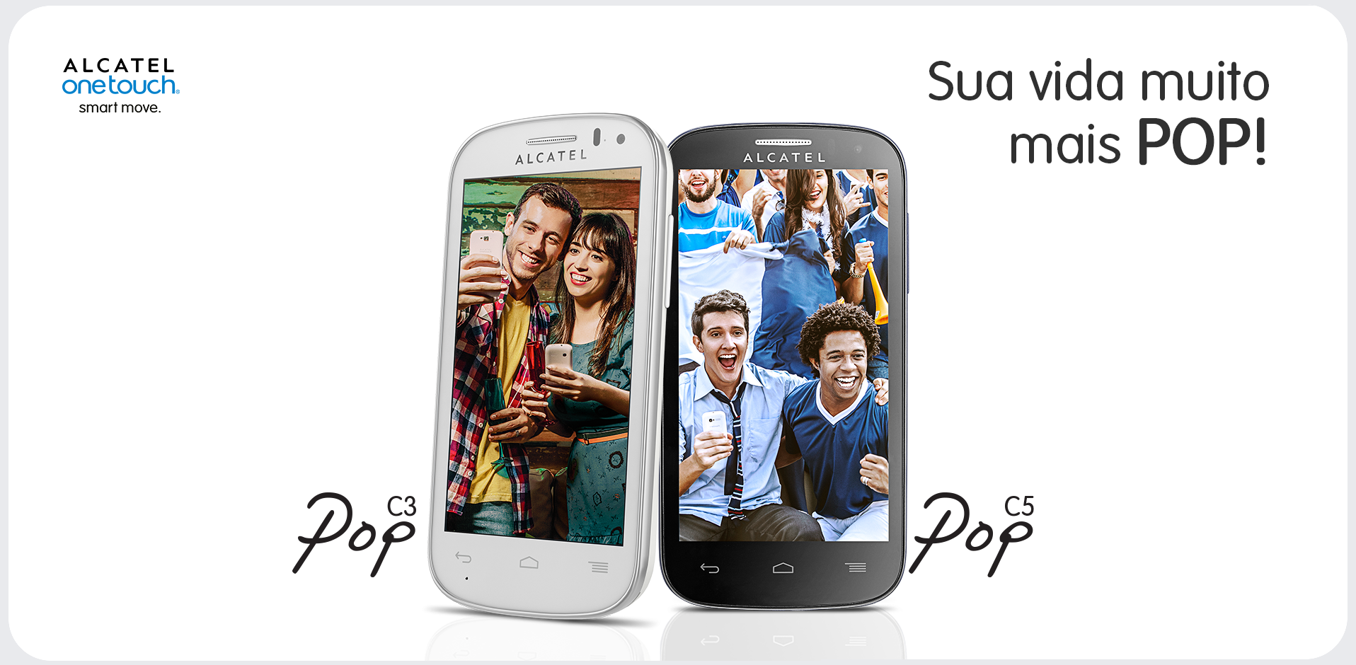 Pop C3 e Pop C5 são os novos smartphones acessíveis da Alcatel