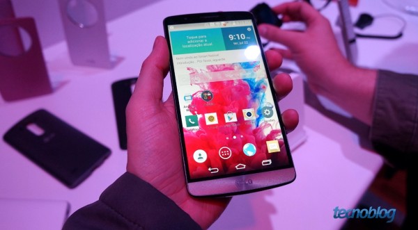 LG G3 vem com 32 ou 16 GB, mas somente este último está disponível no Brasil