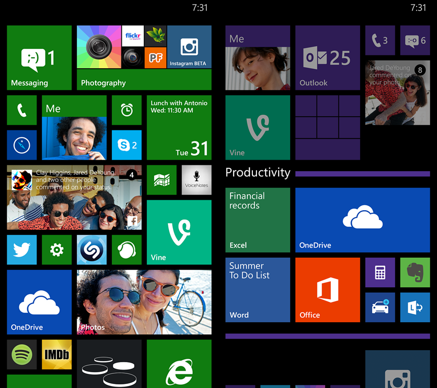 O que há de novo no Windows Phone 8.1 Update