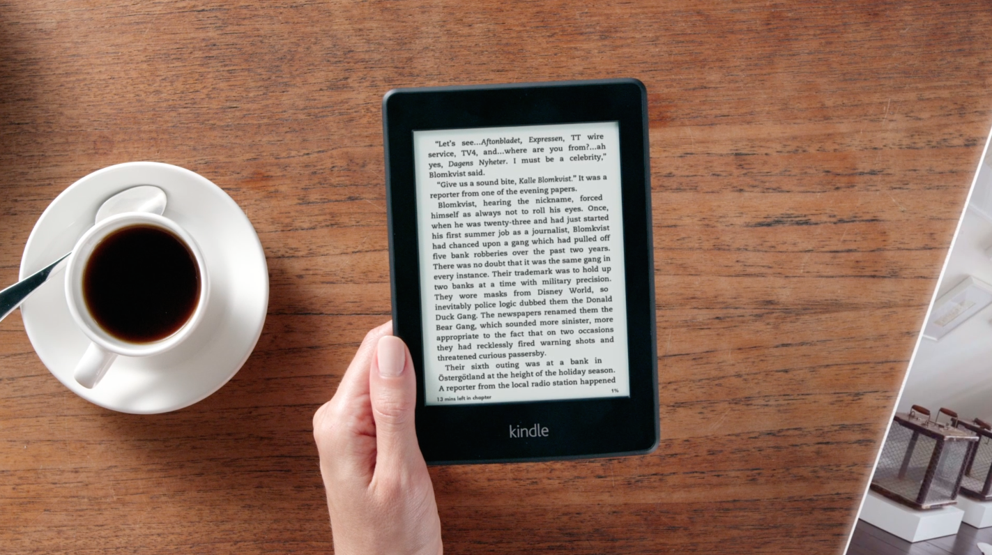 Kindle Voyage é o novo e-reader que a Amazon deverá lançar em novembro