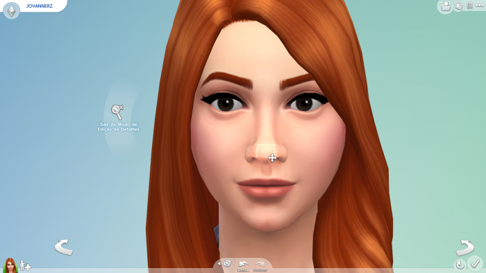 Tá liberado rinoplastia no The Sims