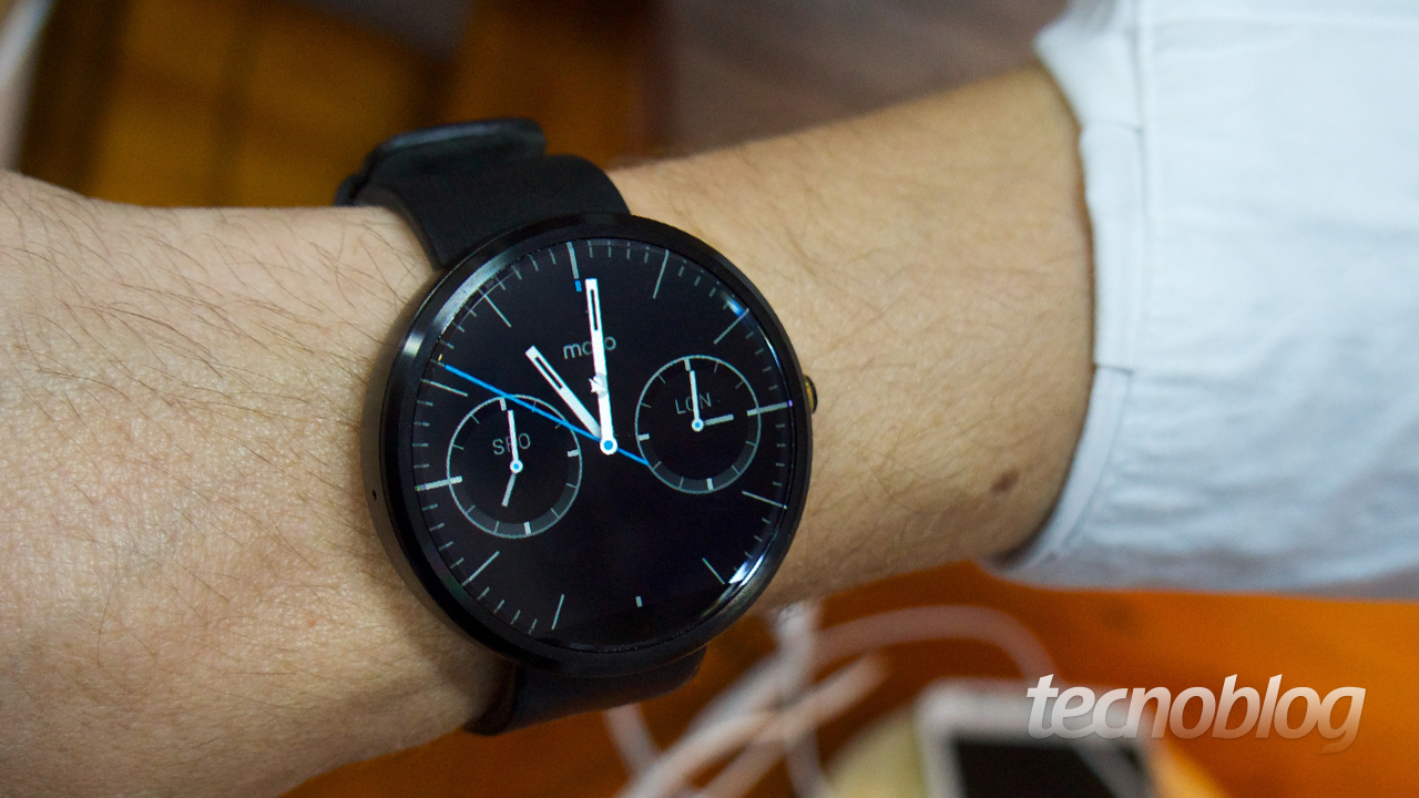 Moto 360, o bonito relógio da Motorola que está chegando ao Brasil