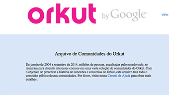 O Orkut acabou