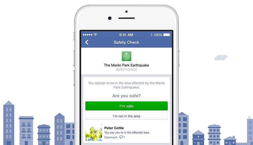 Facebook cria ferramenta para que usuários em locais de desastre avisem que estão bem