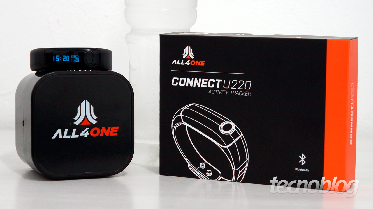 All4One Connect U220, a smartband da Netshoes