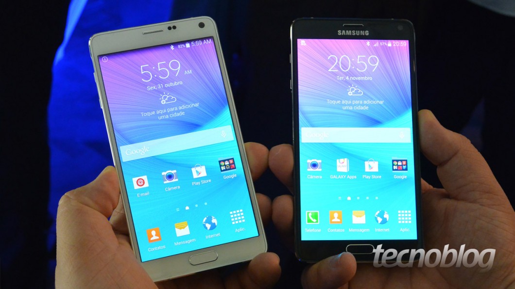 Samsung apresenta Galaxy Note 4 e Gear S para o mercado brasileiro