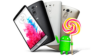 LG G3 começa a receber atualização para o Android 5.0 Lollipop