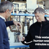 Bill Gates bebe água produzida a partir de cocô humano por uma boa causa