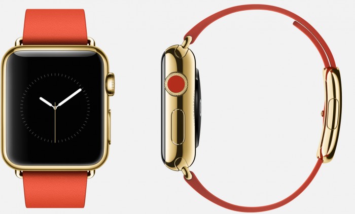 Apple Watch de ouro 18 quilates