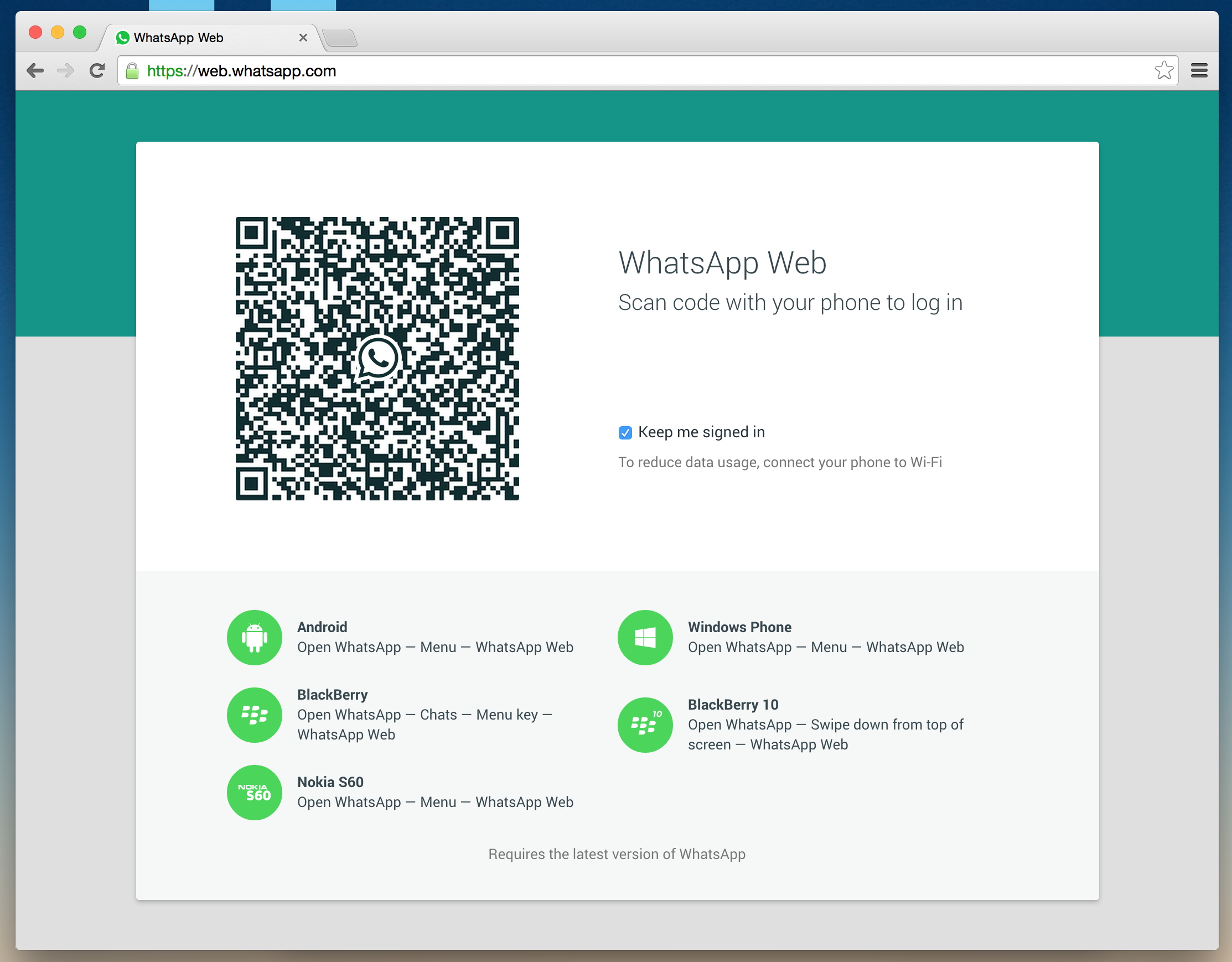 WhatsApp ganha versão baseada na web