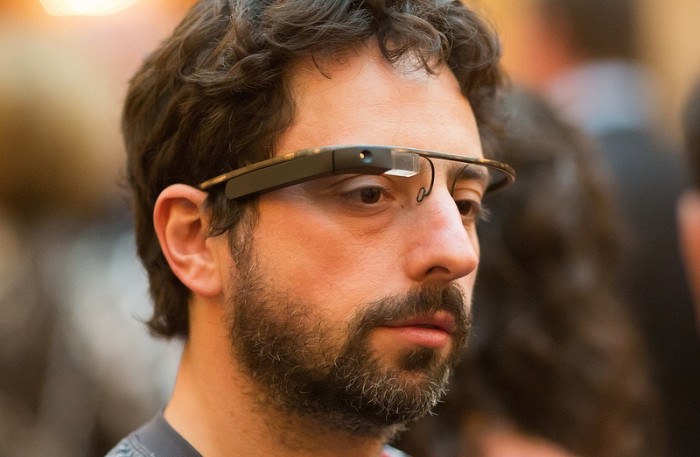 Sergey Brin com o Glass