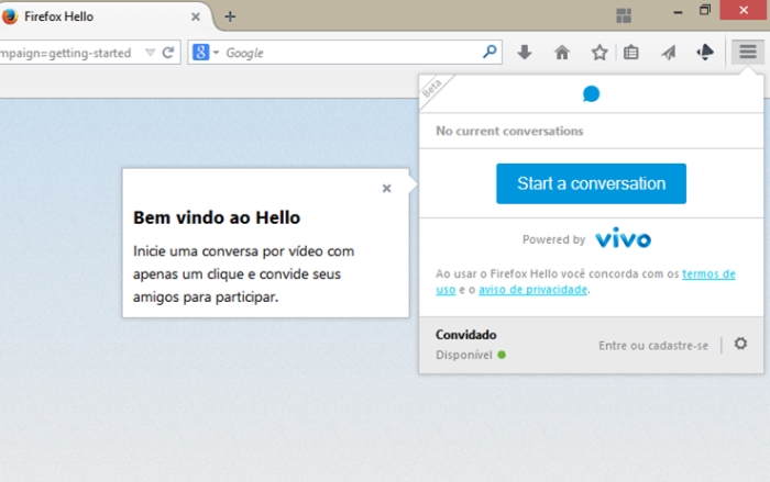 Ferramenta de videoconferência Hello chega à versão estável do Firefox