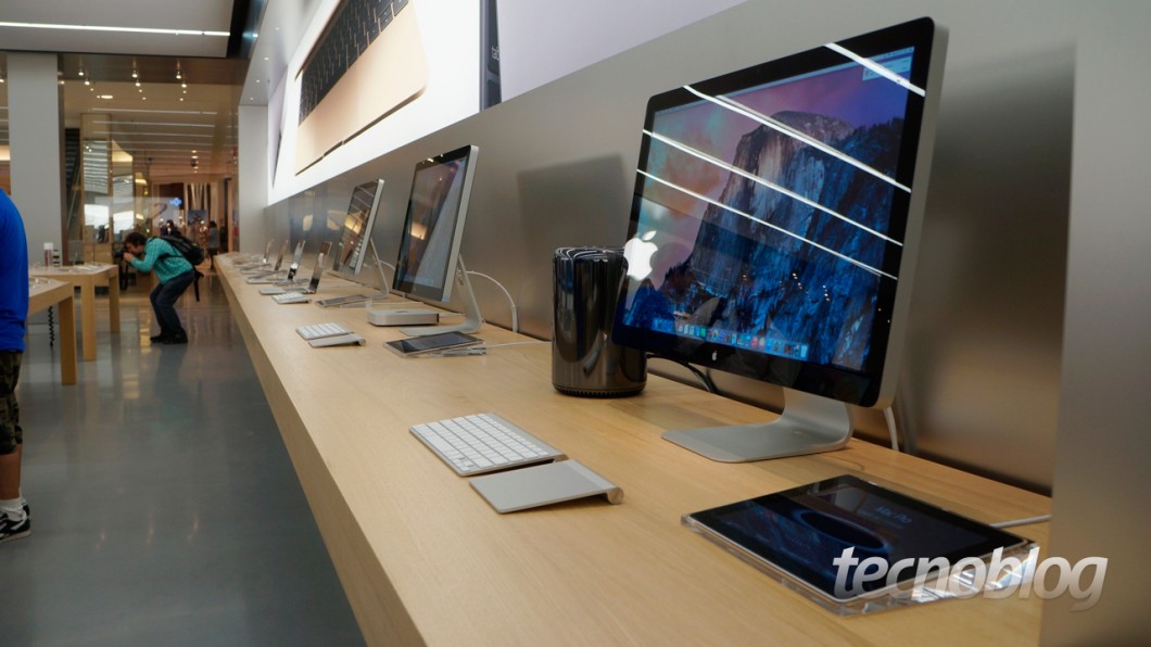 Mac Pro em exposição (Foto: Thássius Veloso)