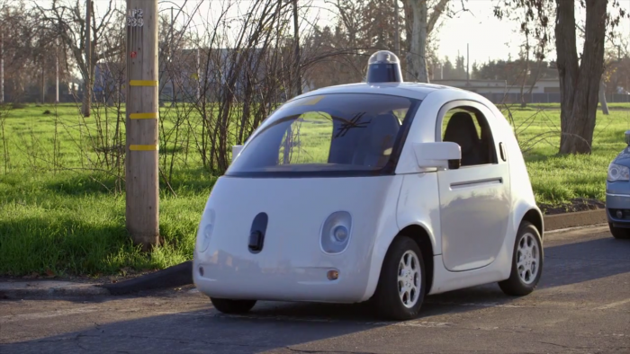 Esse é o carro autônomo do Google, projeto que agora vai ser comandado pela Alphabet.